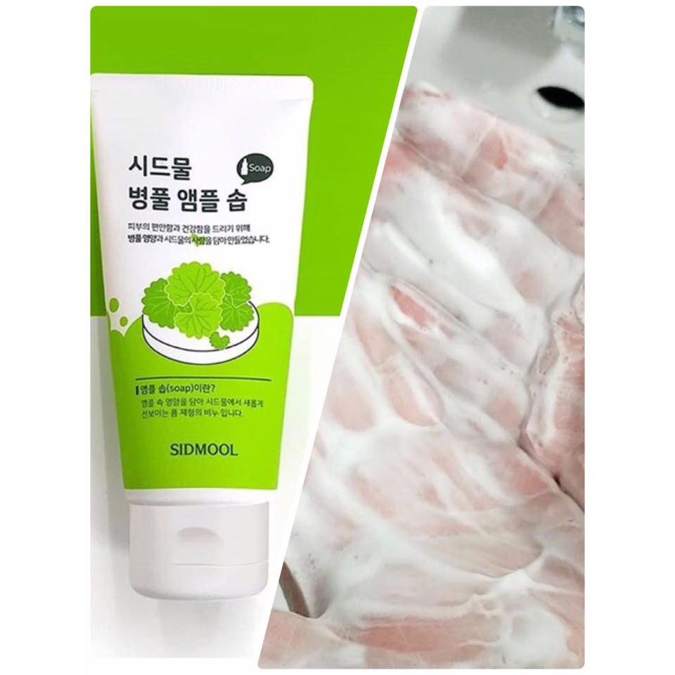 Soap rửa mặt rau má #sidmool Centella ampoule soap