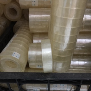 Băng keo trong 1cm (1 cây 12 cuộn)