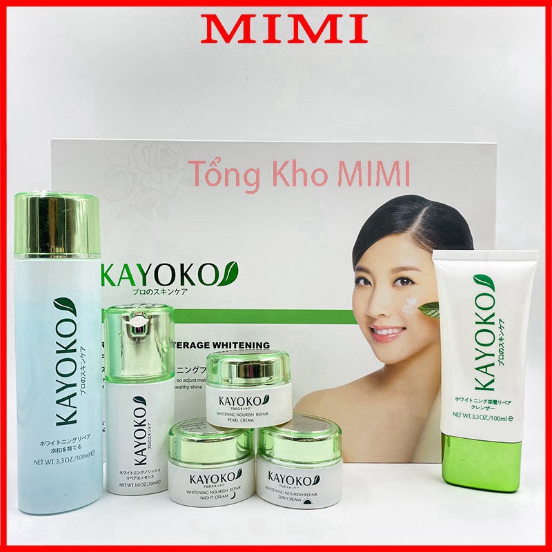 NƯỚC HOA HỒNG DƯỠNG DA MỜ NÁM KAYOKO XANH 6IN1