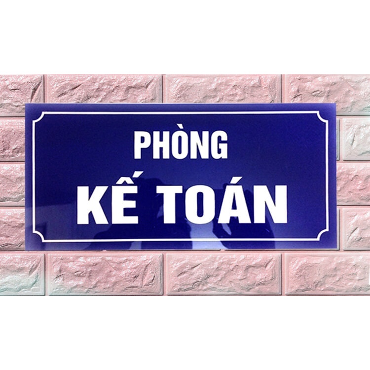 ❤Biển tên công ty + biển phòng ban treo tường hoặc dán tường