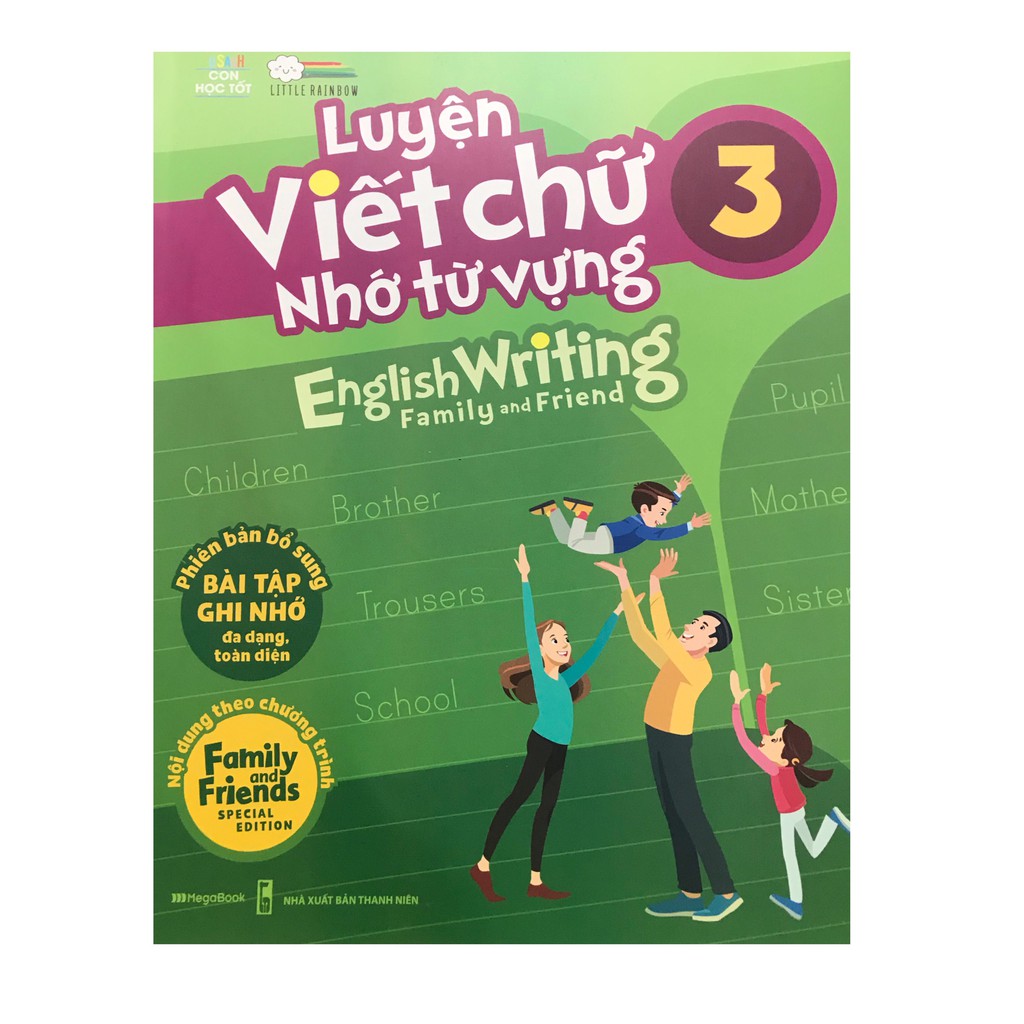 Sách - Luyện viết chữ nhớ từ vựng - English Writing family and friend 3