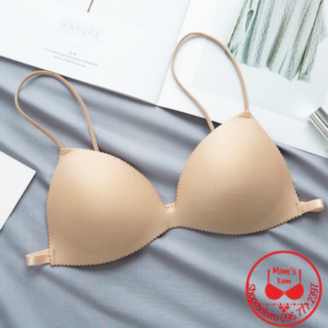 BR818-Bra su dây mảnh không gọng đệm mỏng thoáng mát cho mùa hè