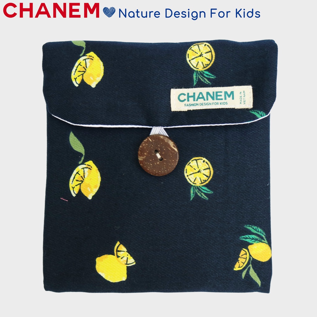 Túi đựng băng vệ sinh, son môi, mỹ phẩm CHANEM SPECIAL cỡ lớn mẫu dễ thương size 13x13cm Made in Việt Nam