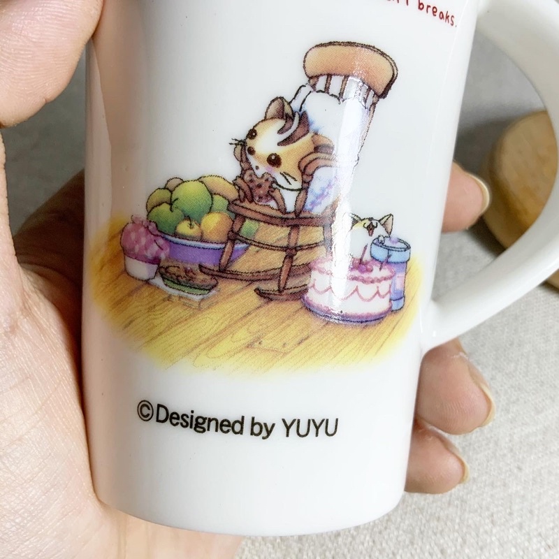 Ly sứ mèo vintage - gốm sứ hoạt hình dễ thương phong cách Nhật bản