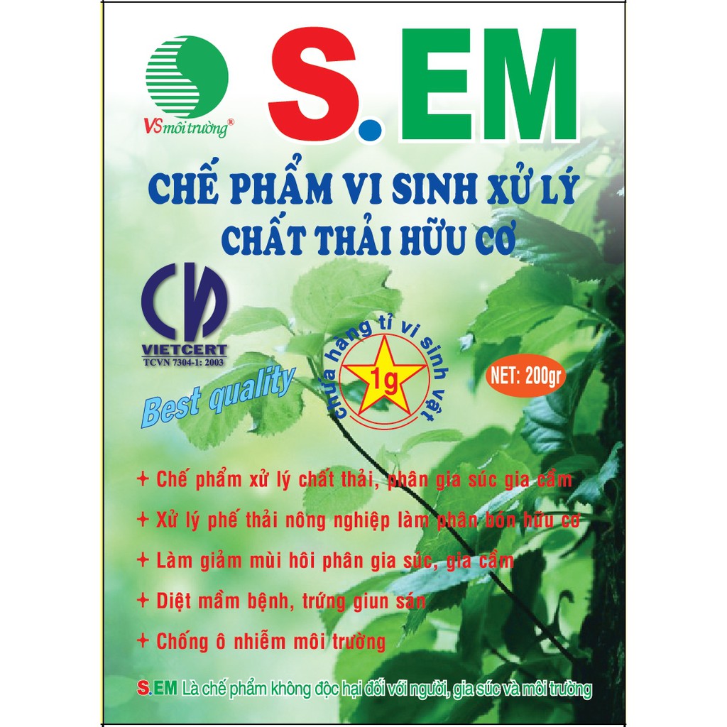 Xử lý rác thải, phân gia súc gia cầm, xử lý phế thải nông nghiệp làm phân bón hữu cơ làm giảm mùi hôi phân gia súc