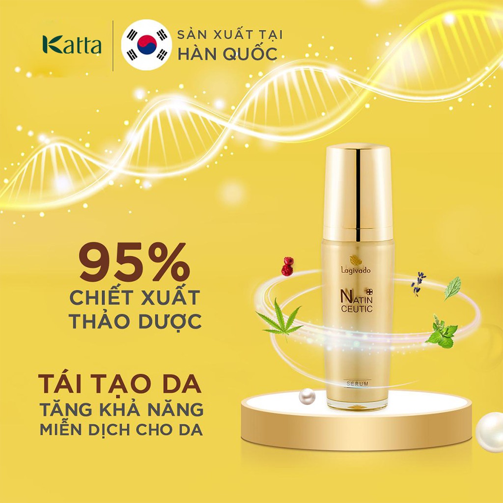 Tinh chất serum dưỡng da mềm mịn, ngăn ngừa lão hóa da HÀN QUỐC NATIN CEUTIC SERUM 50ml_Katta_V01_LG_013_50ML