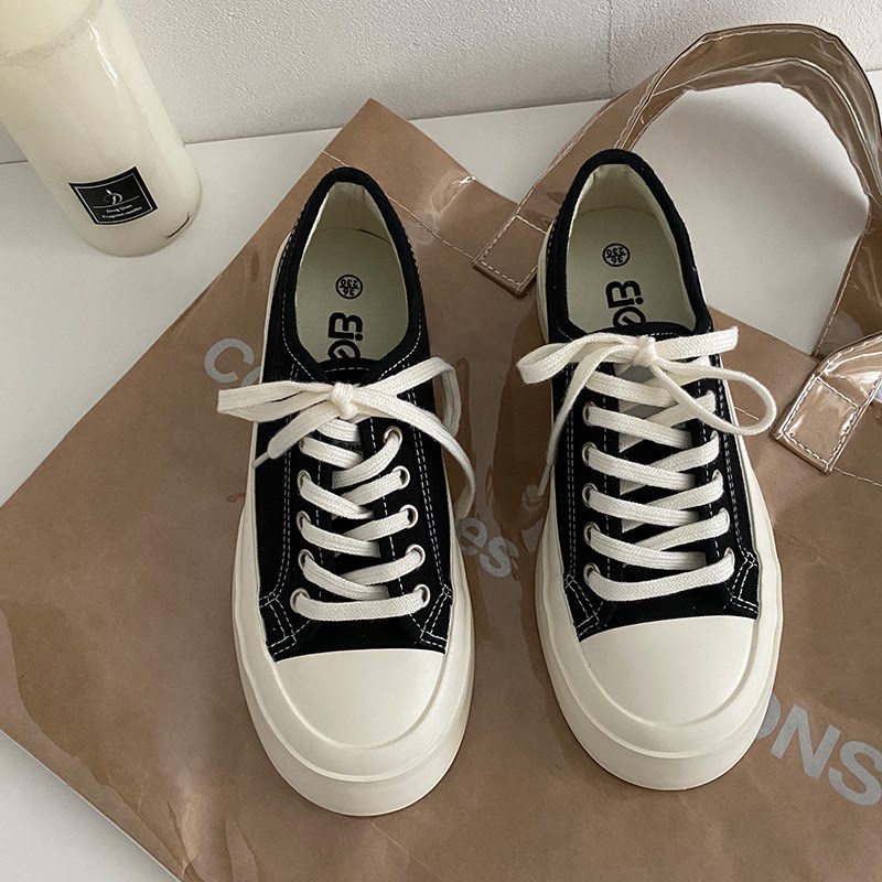 Giày Nữ Basic Trơn Siêu Đẹp 2 Mầu