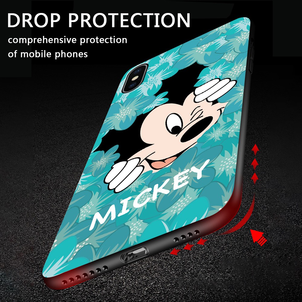 For OPPO A92 A9 2020 A5 2020 A91 A31 A52 A71 A71K A73 A83 Soft Case Silicone Casing TPU Cartoon Cute Mickey Minnie Mouse Phone Case Colorful Full Cover Cases