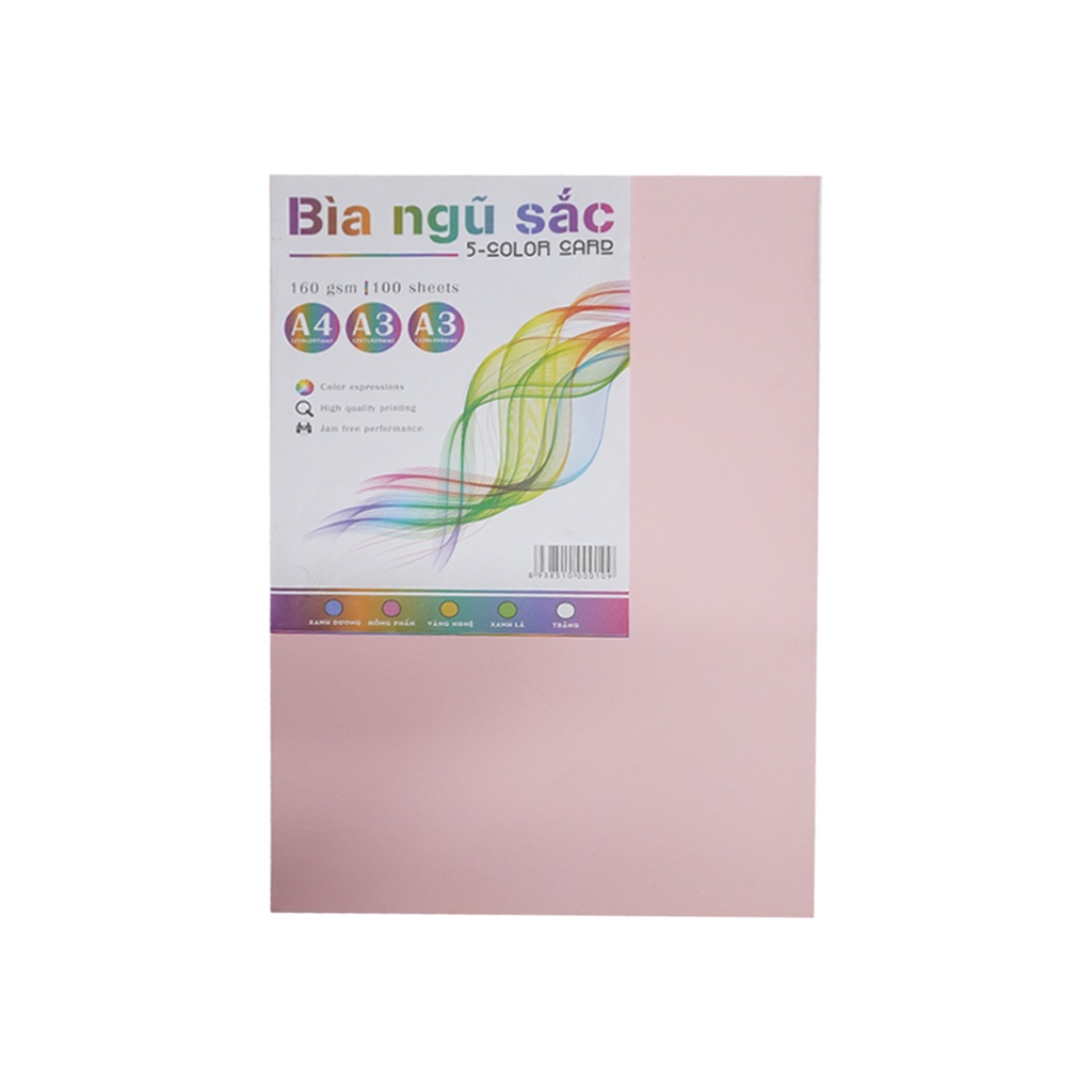 Bìa màu A3 khổ lớn 32cmx47cm 160 gsm