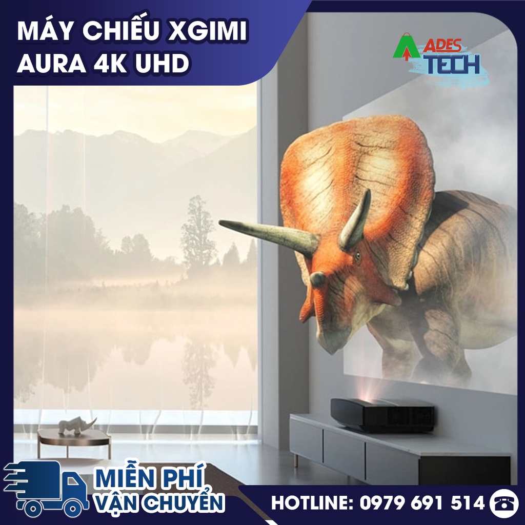 Máy chiếu XGIMI Aura 4K UHD - BẢO HÀNH 12 THÁNG