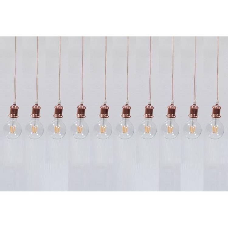 Bộ 10 dây đèn thả cổ điển bóng đèn tròn Edison G95 8W
