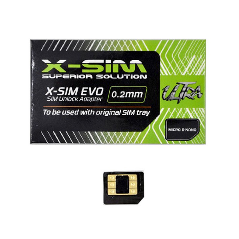 Sim Mở Khóa Thông Minh X-sim Evo Ultra Sim Adapter Lte4g Cho Iphone 5 6 7