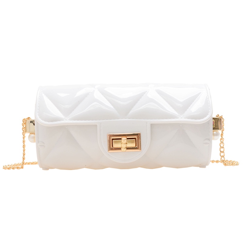 Túi Đeo Chéo mini Hình Trụ Họa Tiết Hình Thoi Thời Trang Mùa Hè 2022 Cho Nữ