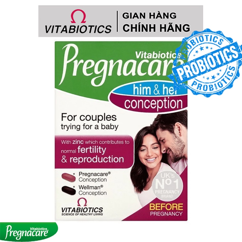 Pregnacare Him Her Tăng thụ thai (Anh)