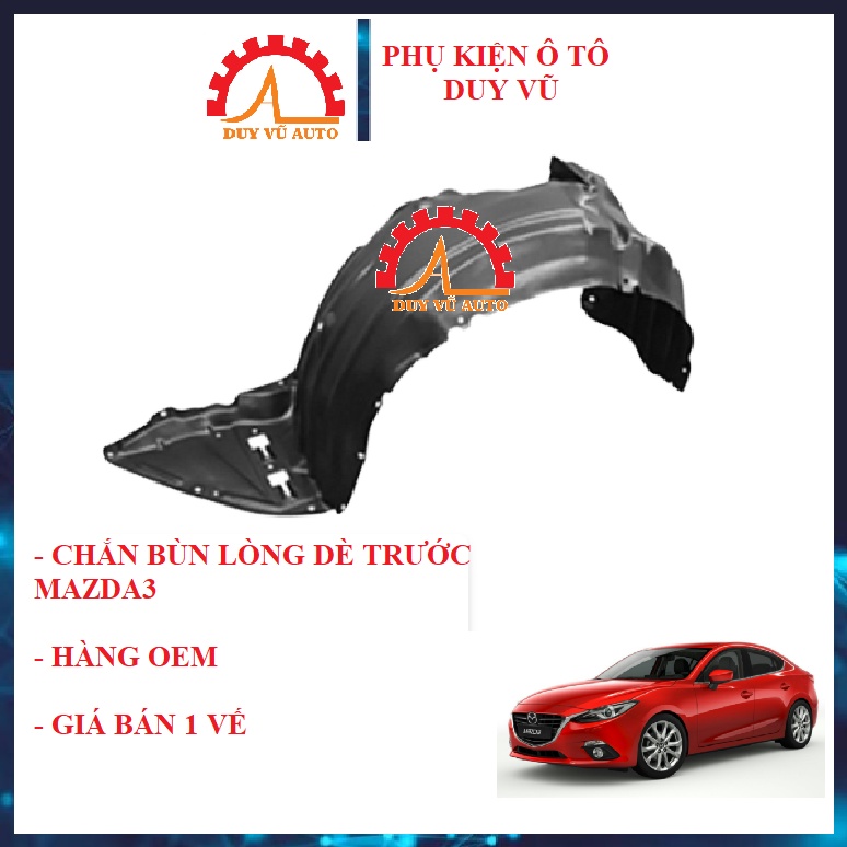 CHẮN BÙN LÒNG DÈ TRƯỚC MAZDA 3