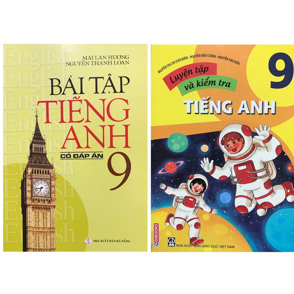 Sách - Combo Bài tập Tiếng Anh 9 có đáp án + Luyện tập và kiểm tra Tiếng anh 9