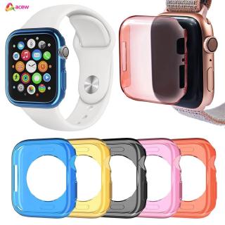 Ốp PC TPU nhiều màu trong suốt bọc bảo vệ cho đồng hồ Apple Iwatch 4