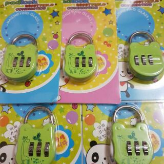 Ổ Khóa Số Du Lịch Padlock 3 Số Hình Thú