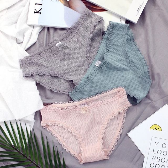 Quần lót sợi tre tăm đính nơ | BigBuy360 - bigbuy360.vn