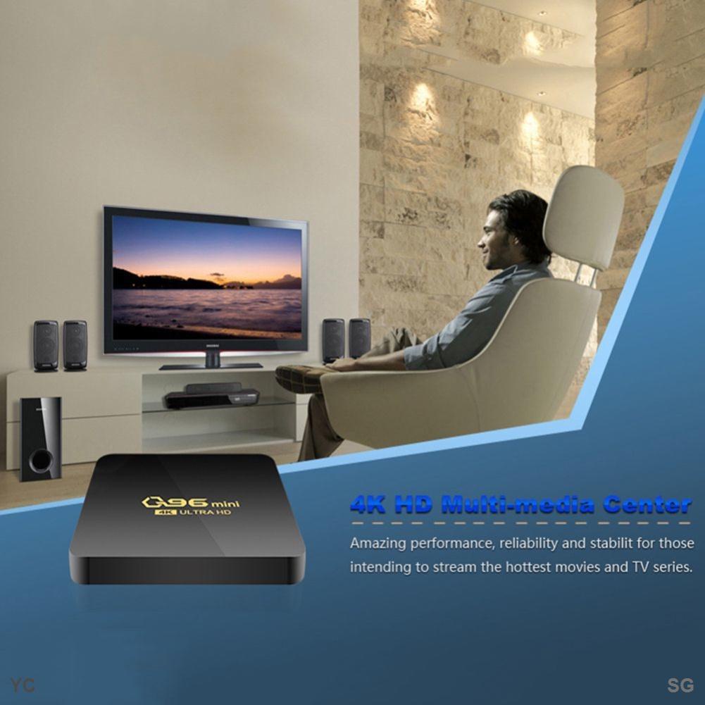 Đầu TV Box Q96 Mini Thông Minh Android 10.0 Amlogic S905L Quad Core 2.4G Wifi 4K KèM Phụ KiệN