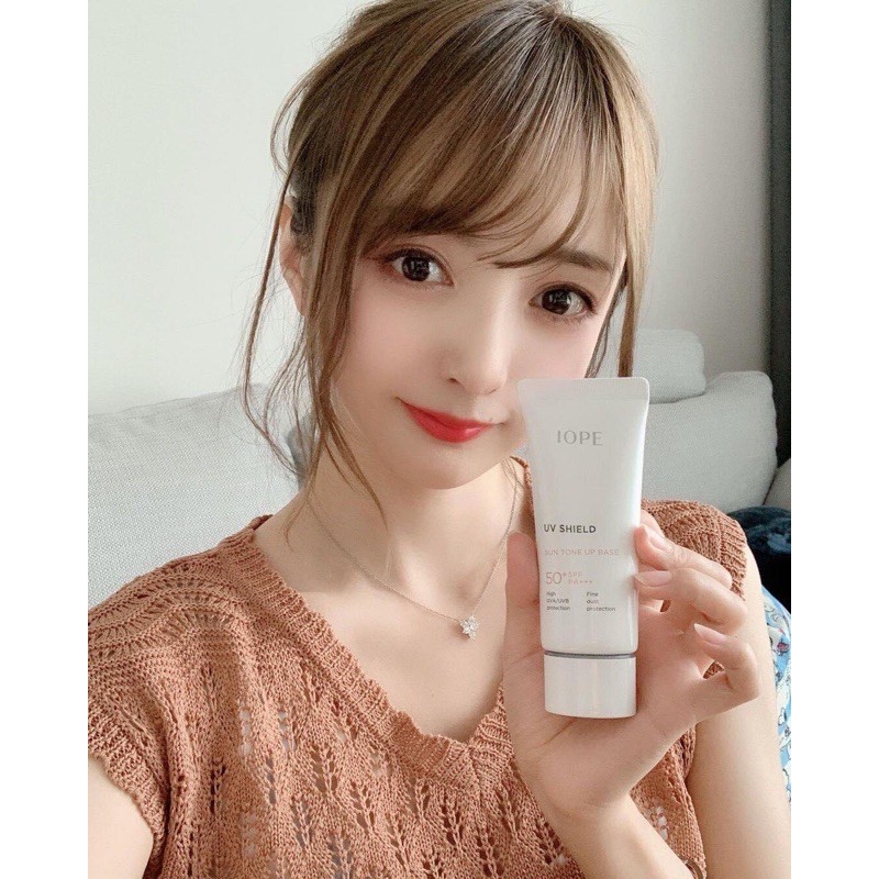 ☀️☀️KEM CHỐNG NẮNG NÂNG TONE➰KIỀM DẦU IOPE➰UV SHIELD SUN TONE UP BASE SPF50+ PA+++