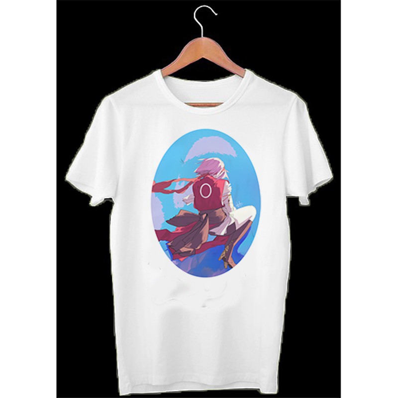 Áo thun Cotton Unisex - Nhân vật Haruno Sakura - Naruto - Chibi - Haruno Sakura ngồi