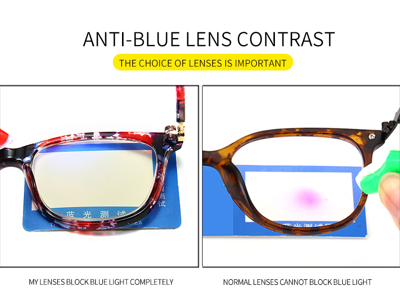 Kính đọc sách chống ánh sáng xanh của phụ nữ Kính đọc sách thoải mái của nam giới Kính chống mỏi