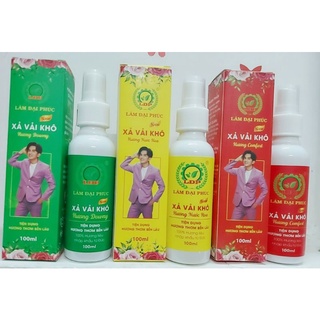 Combor 10 chai XÃ VẢI KHÔ ( 3 MÀU ĐỎ , VÀNG , XANH LÁ)