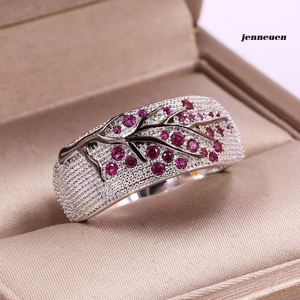 Nhẫn hợp kim đính đá nhân tạo thời trang cho nữ