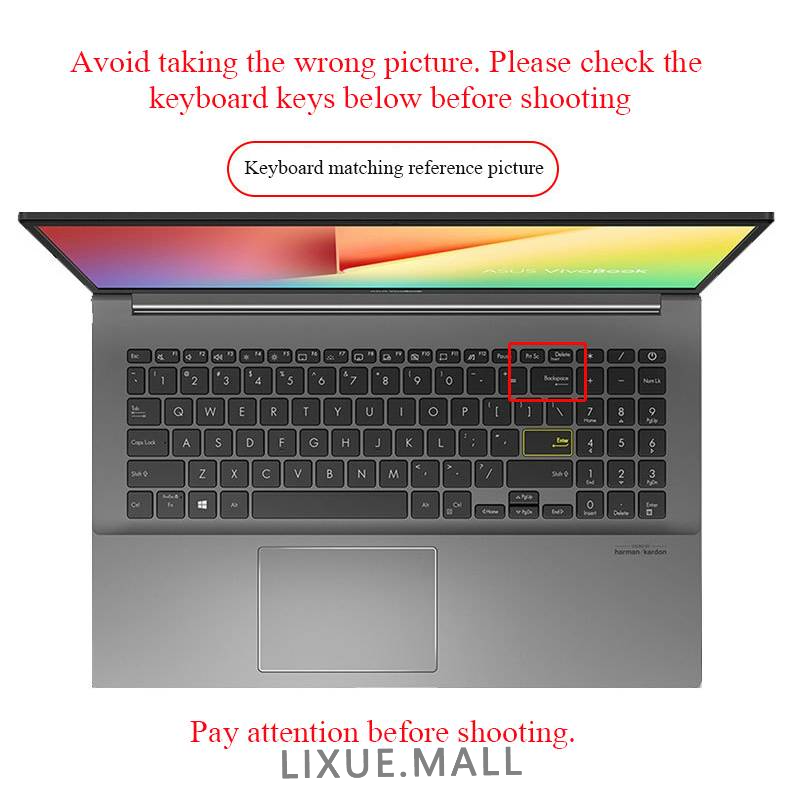 Miếng Dán Bàn Phím Silicon Cho Asus Vivobook15X 2020 S5600 Laptop Fit 15.6 &quot;