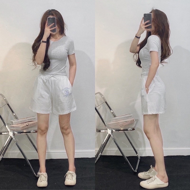 Áo thun gân body tay ngắn ZR vnxk