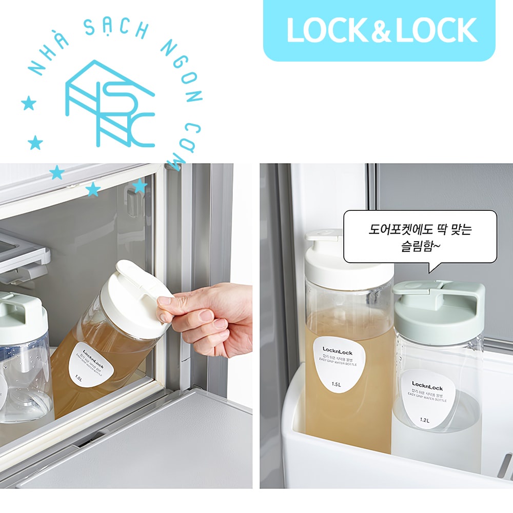 Bình đựng nước Lock&amp;Lock Easy Grip 1.2L - HAP813