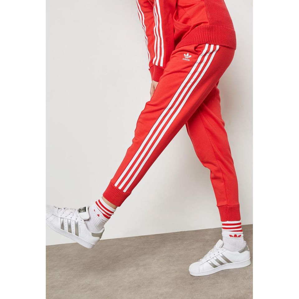 Cuff track pant women RED - Quần jogger thể thao đỏ - Chạy bộ, gym, goya hàng cambodia