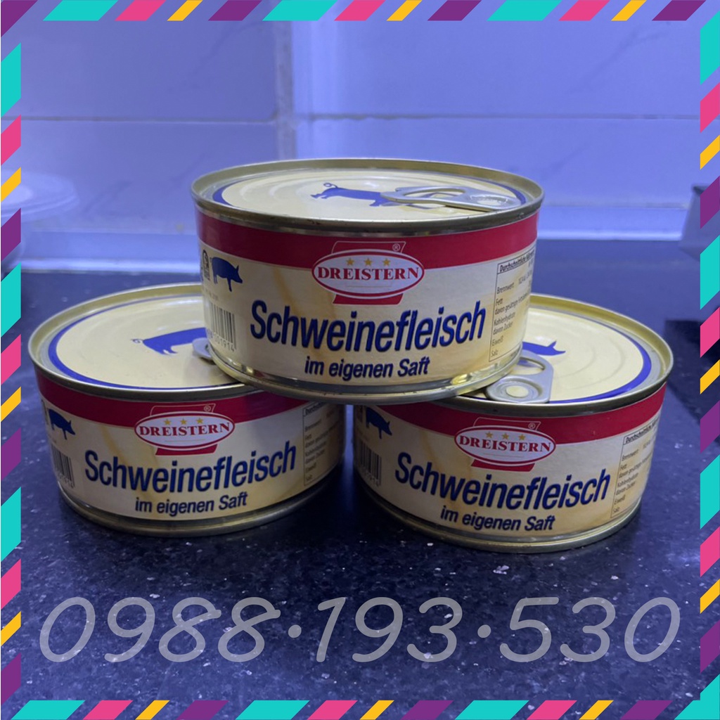 Thịt Heo Đóng Hộp DREISTERN Schmalzfleisch 300g của Đức