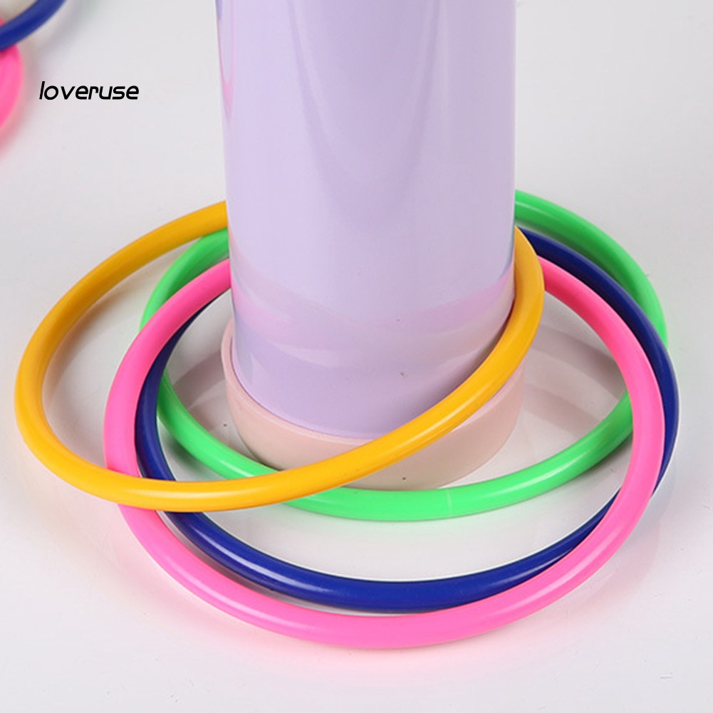 Set 12 đồ chơi vòng ném nhiều màu thú vị vui nhộn dành cho bé