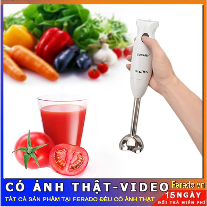 Máy xay ép sinh tố cầm tay Sokany J-1158-2