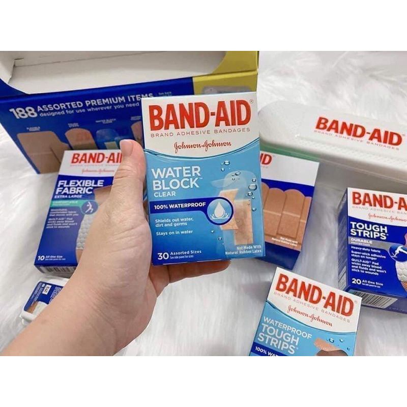 Băng cá nhân Band-Aid Brand Adhesive Bandages 188 miếng