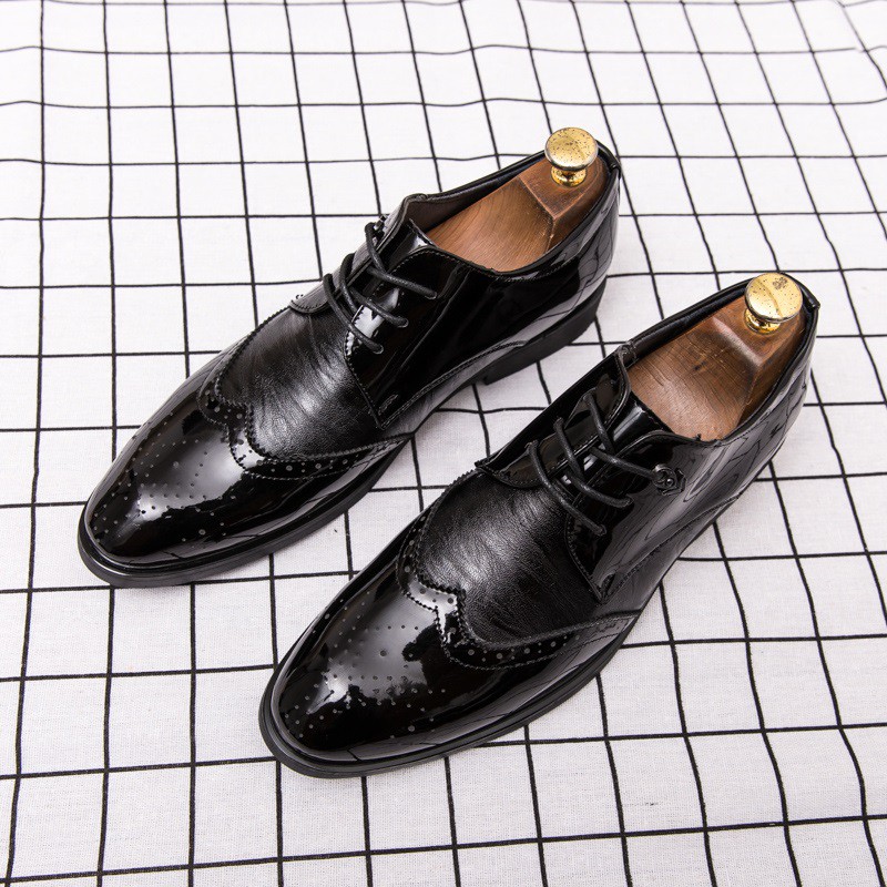 Work Leather Shoes Kl3332 Elegant Fashion For Men