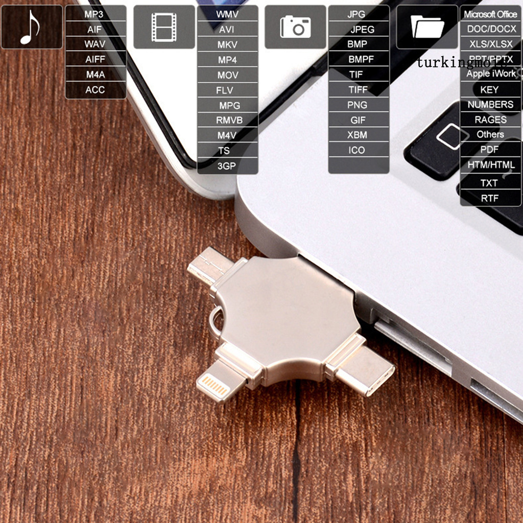 Usb 3.0 4 Trong 1 Tốc Độ Cao Chống Nước Cho Máy Tính | BigBuy360 - bigbuy360.vn