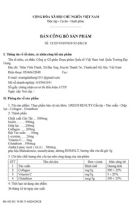 GREEN BEAUTY-NƯỚC ÉP CẦN TÂY