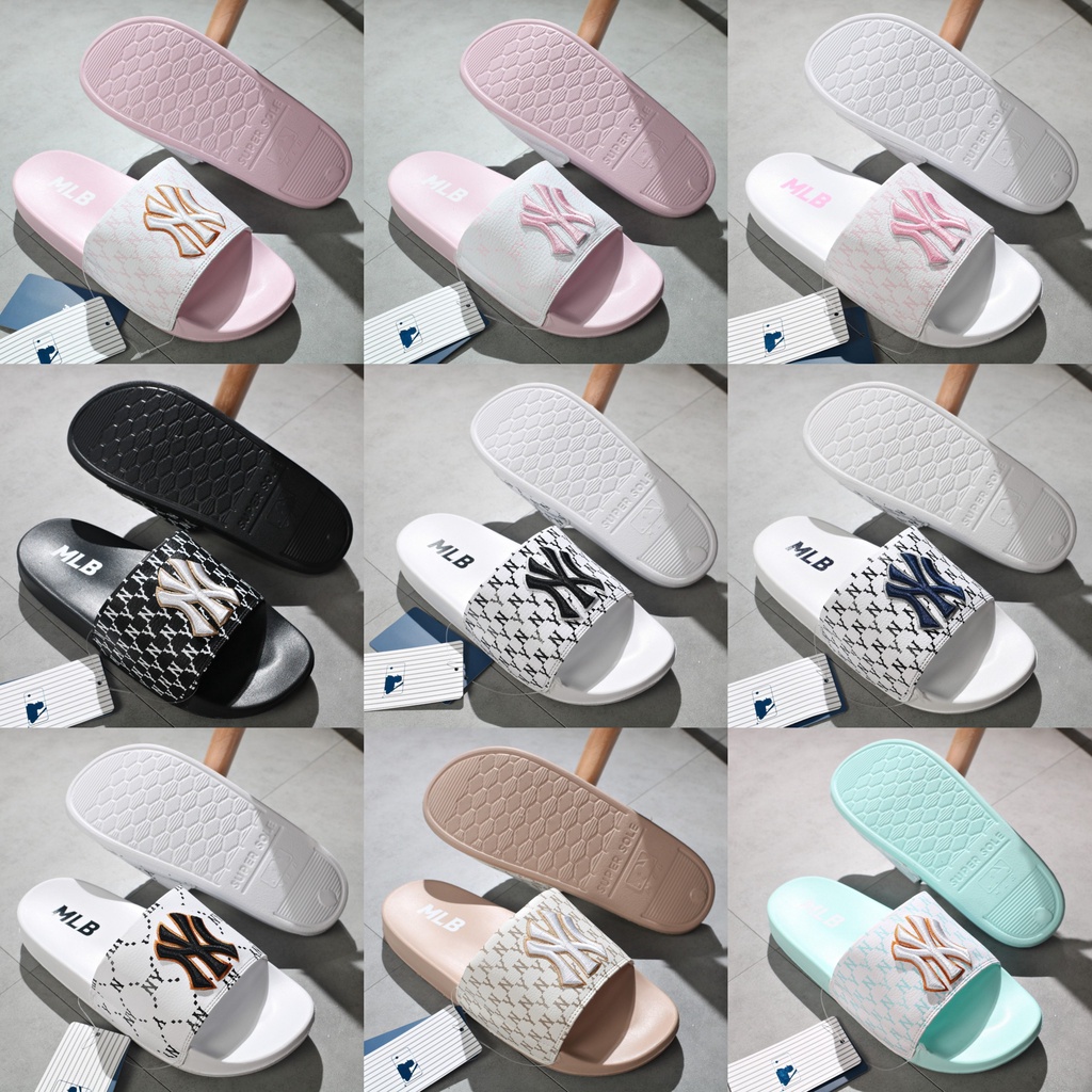 Dép M.L.B Nờ Y nam nữ logo thêu sắc nét hàng cao cấp