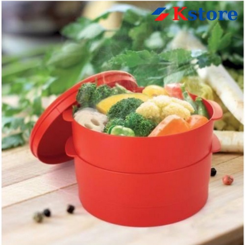 Xửng hấp 2 tầng Tupperware Steam It - Hàng chính hãng Tupperware VN phân phối