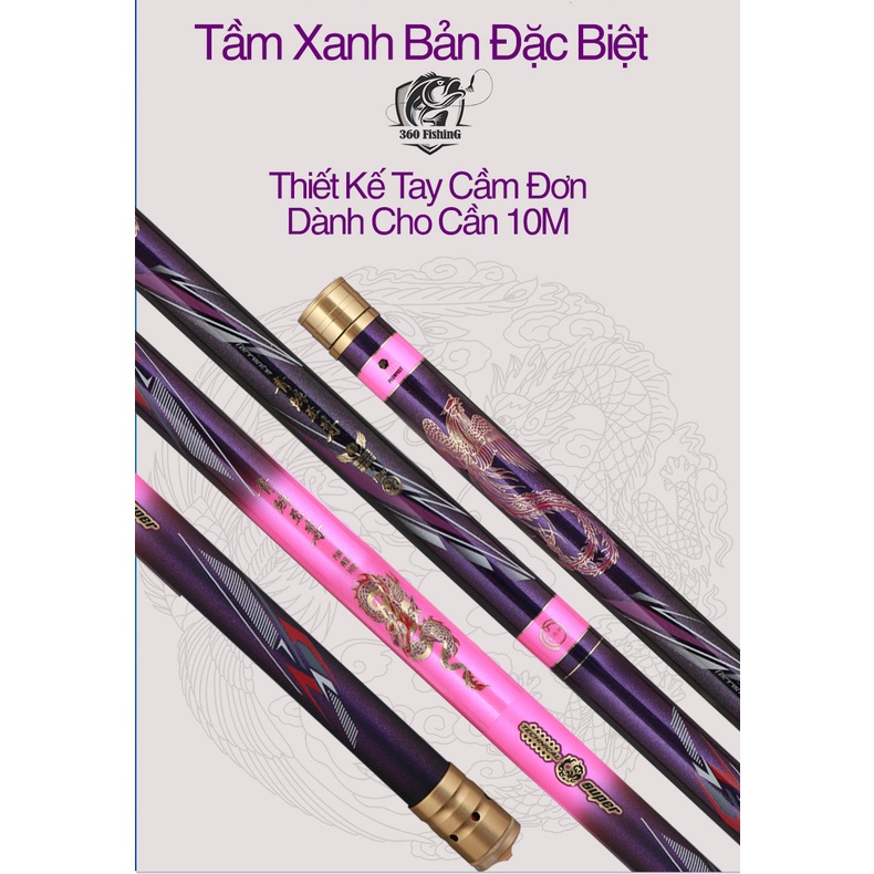 Cần Câu Đài Săn Hàng Tầm Xanh Thế Hệ 6 Bản Đặc Biệt 22H-19i Cần Câu Tay Chính Hãng Cao Cấp Tặng Kèm Ngọn Phụ
