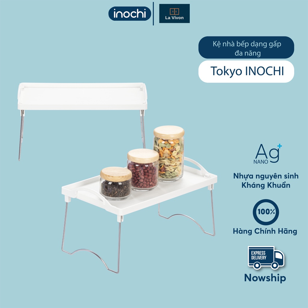 Kệ Nhà Bếp dạng gấp Tokyo INOCHI tiện nghi đa năng gấp gọn nhà bếp, phòng ăn Bàn gấp KE007
