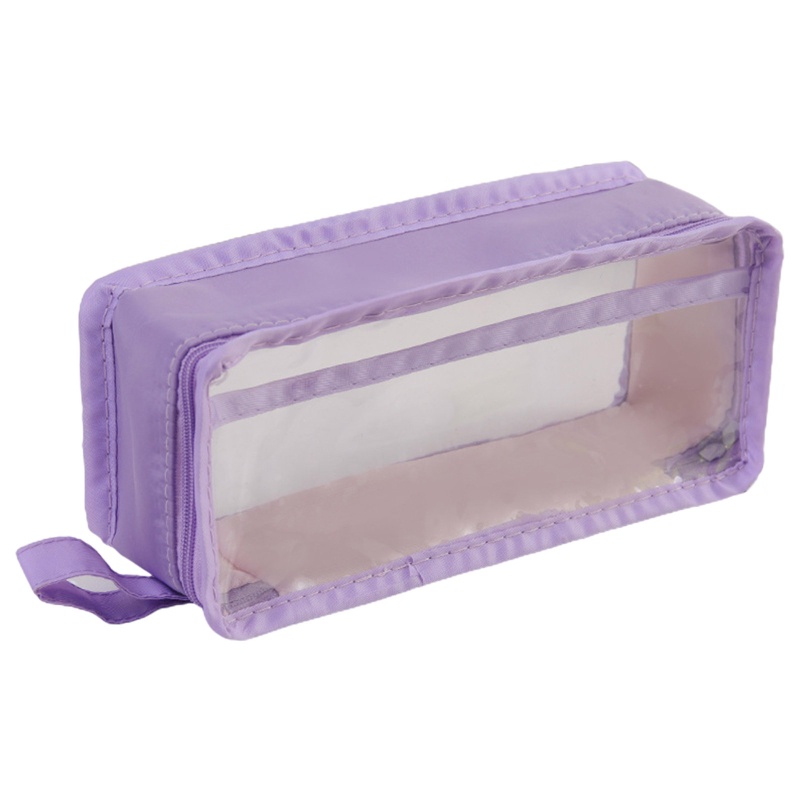 Seng Túi Đựng Bút Chì Vệ Sinh Phối Khóa Kéo Đáng Yêu Trong Suốt Dành Cho Du Lịch Trẻ Em Người Trẻ