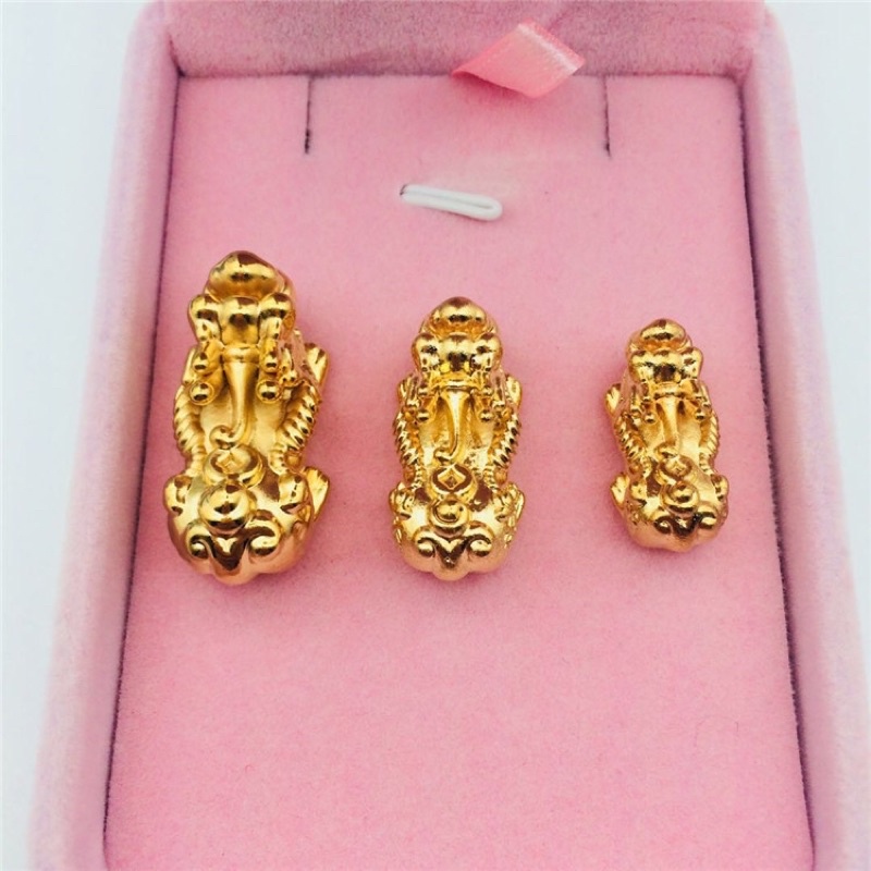 Charm Tỳ Hưu màu vàng - KL150