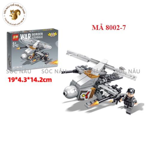 Đồ chơi Lego xếp hình tàu chiến đấu quân sự khổng lồ giúp trẻ tư duy trí tuệ xếp hình lắp ráp sáng tạo Sóc nâu