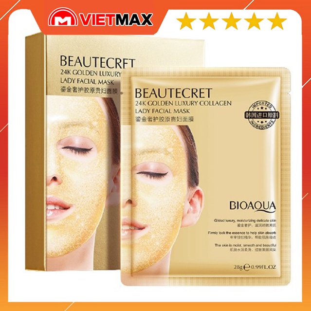 Mặt Mạ Thạch Dưỡng Trắng Bioaqua,Tái Tạo Collagen, Cấp Ẩm Cho Da Giàu Dưỡng Chất, Thêm Nước Vào Da, Cấp Ẩm, Làm Cho Da M