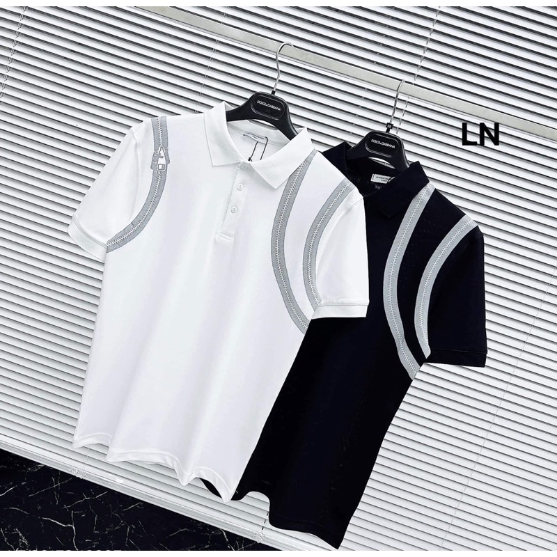 Áo polo viền vai hình khoá DA6