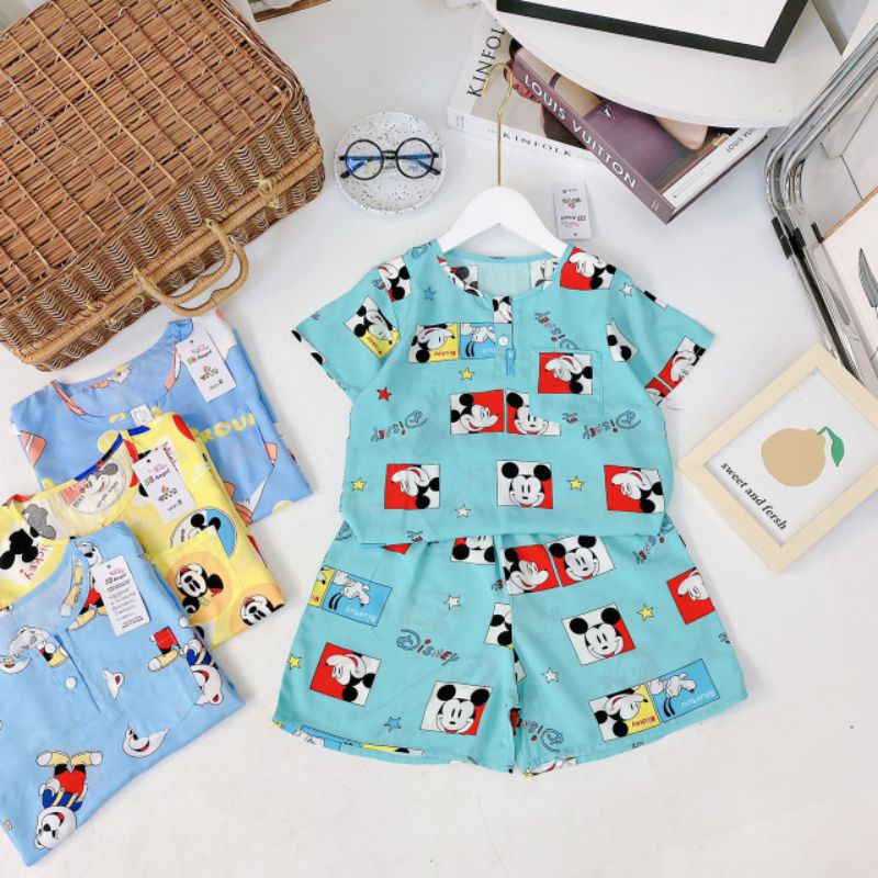 ✓23-35kg✓ Bộ lanh đại bé trai hàng Bb Angel - Lanh loại 1